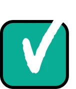 緑色のチェックボックス